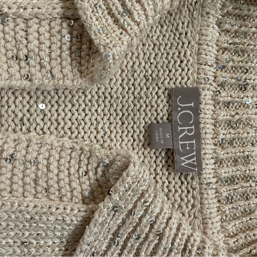 J. Crew Cream pullover Sweater